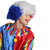 Red, White and Blue Curly Halloween Wig Costume Accessory- One Size Fits Most - IMAGE 3