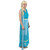 Blue Ocean Goddess Halloween Costume- Small - IMAGE 1