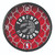 11.5" Red and White NBA Toronto Raptors Net Wall Clock - IMAGE 1