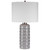 28" Traditional Table Lamp with White Drum Shade - IMAGE 1