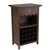 Wine Storage Cabinet with Drawer and Glass Rack - 40.25" - Walnut Finish - IMAGE 2