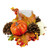 10" Pumpkin, Berry and Pine Cone Fall Harvest Tealight Candle Holder - IMAGE 2
