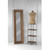 68" Beige and Brown Modern Female Body Form with Three Wooden Shelves - IMAGE 5