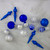 75ct Blue and Silver Shatterproof 3-Finish Christmas Ball Ornaments - IMAGE 2