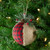 5.5" Red and Black Plaid with Burlap Christmas Ornament - IMAGE 2