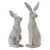 Sitting Rabbit Figurines - 24"- Set of 2 - IMAGE 2