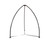 102" Free-Standing Outdoor Steel Tripod Hammock Chair Stand - IMAGE 1
