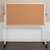 62.5” Reversible Mobile Cork Bulletin Board and White Board with Pen Tray