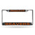 6" x 12" Black and Orange College NCAA Oregon State Beavers Rectangular License Plate Cover - IMAGE 1