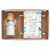 Angels with Floral Lord Blessing Card Figurine Gift Box - 2.5" - Brown - Pack of 2 - IMAGE 1