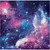 Club Pack of 192 Blue and Pink Galaxy Themed 2-Ply Beverage Napkins 5" - IMAGE 1