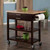 34.25” Brown and Beige Langdon Kitchen Cart with Two Drawers and Two Slatted Shelves - IMAGE 6