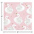 Club Pack of 192 Pink and White Stylish Swan 2-Ply Beverage Napkins 5" - IMAGE 2