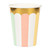 Club Pack of 96 Gold and White Disposable Paper Drinking Party Tumbler Cups 9 oz. - IMAGE 1