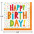2-Ply Birthday Fun Disposable Party Luncheon Napkins - 6.5" - Club Pack of 192 - IMAGE 2