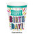 Club Pack of 96 White Birthday Burst Cups Disposable Paper Drinking Party Tumbler Cups 9 oz. - IMAGE 2