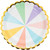 Club Pack of 96 White and Yellow Pastel Celebrations Disposable Round Paper Luncheon Plates 9" - IMAGE 1