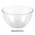 Club Pack of 12 Clear Solid Pebble Bowl 30 oz. - IMAGE 2