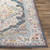 7.75' x 10.25' Floral Beige and Blue Rectangular Area Throw Rug - IMAGE 5