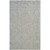 8' x 10' Solid Denim Blue and Beige Rectangular Hand Tufted Area Throw Rug - IMAGE 1