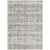 9' x 13' Abstract Gray and Blue Rectangular Area Throw Rug - IMAGE 1