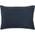 19" Blue Rectangular Solid Throw Pillow Cover with Flange Edge - IMAGE 1