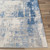 8.8' x 12.25' Teal Blue and Gray Distressed Finish Rectangular Area Throw Rug - IMAGE 5
