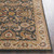 3'6" Floral Persian Design Denim Blue and Brown Round Hand Tufted Wool Area Rug - IMAGE 4