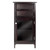 Wooden Alta Wine Cabinet - 37.5" - Brown - IMAGE 4