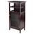 Wooden Alta Wine Cabinet - 37.5" - Brown - IMAGE 2