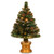 2.5' Pre-Lit Potted Medium Artificial Christmas Tree, Multicolor LED Lights - IMAGE 1
