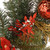 6' x 1" Evergreen with Ball Ornaments, Poinsettia, and Bow Artificial Christmas Garland, Unlit - IMAGE 2