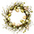 Berry Tipped Stem Easter Eggs Spring Wreath, Olive and Brown 20-Inch - IMAGE 1