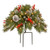 18" Pre-Lit Frosted Berry Urn Filler Christmas Garden Stakes, Warm LED Lights - IMAGE 1