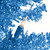 4' Pre-Lit Medium Blue Tinsel Artificial Christmas Tree, Clear Lights - IMAGE 2