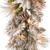 9' x 12" Pre-Lit Snowy Bedford Pine Artificial Christmas Garland, Warm White LED Lights - IMAGE 3