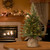 2' Pre-Lit Potted Nordic Spruce Full Artificial Christmas Tree, White Lights - IMAGE 3
