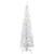 6' Pre-Lit Pencil White Iridescent Tinsel Artificial Christmas Tree, White Lights - IMAGE 1