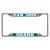 NHL San Jose Sharks Chrome Rectangular License Plate Frame - IMAGE 1