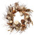White and Brown Artificial Autumn Wreath - 28-Inch, Unlit - IMAGE 1