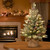 2' Pre-lit Potted Snowy Concolor Fir Artificial Christmas Tree, White LED Lights - IMAGE 2