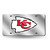 6" x 12" Red and White NFL Kansas City Chiefs Tag - IMAGE 1
