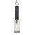 1-Light Meteor Shower Glass Ceiling Pendant - 23.25" - Black and Clear - IMAGE 1