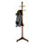 Wooden Tall Philip Coat Tree with Pegs - 71" Walnut Finish - IMAGE 3