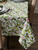 Green and White Boughs of Holly Print Round Christmas Tablecloth 70" - IMAGE 6