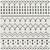 6'7" Moroccan Bohemian Design White and Black Square Machine Woven Area Rug - IMAGE 1