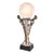 17.5" Bronze and Pink Destiny's Muse Embellished Sculpture Table Lamp - IMAGE 1