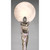 17.5" Bronze and Pink Destiny's Muse Embellished Sculpture Table Lamp - IMAGE 2