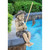 17" Nellies Big Catch Fisherwoman Medium Outdoor Garden Statue - IMAGE 2