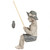 17" Nellies Big Catch Fisherwoman Medium Outdoor Garden Statue - IMAGE 5